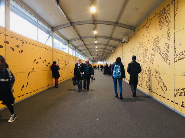 marauders map hallway