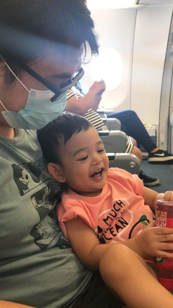 flying with a 1-year-old