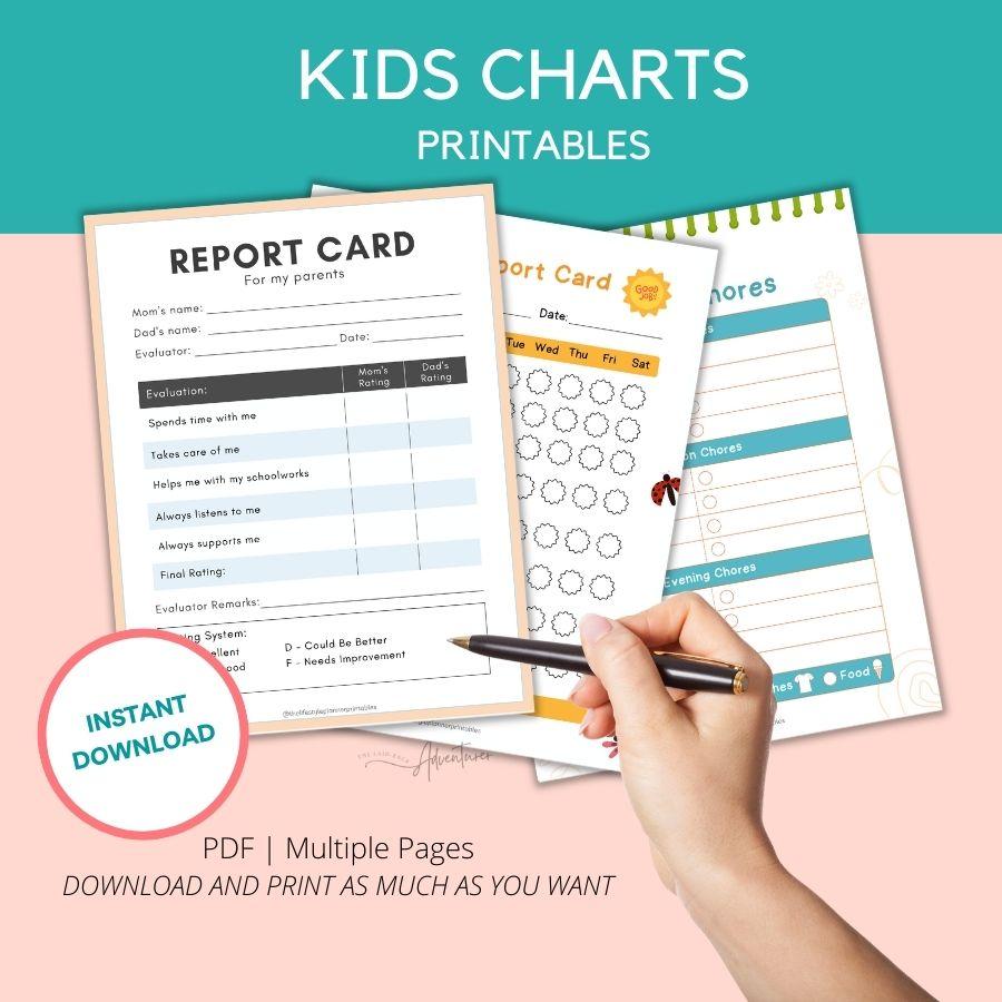 Printable Kids Activity Charts