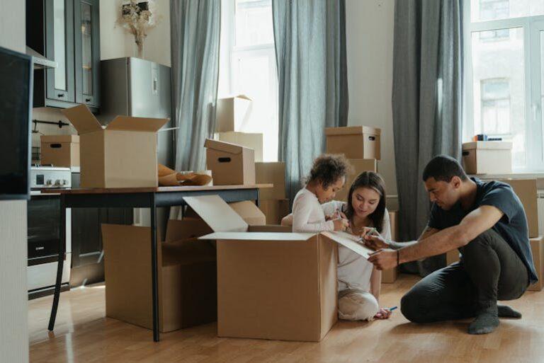 parents preparing children for the move abroad